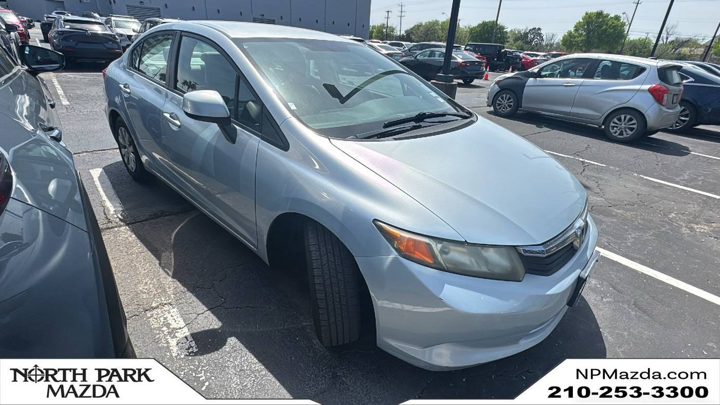 2012 Honda Civic LX — Sedan — 151,948 mi — San Antonio, TX