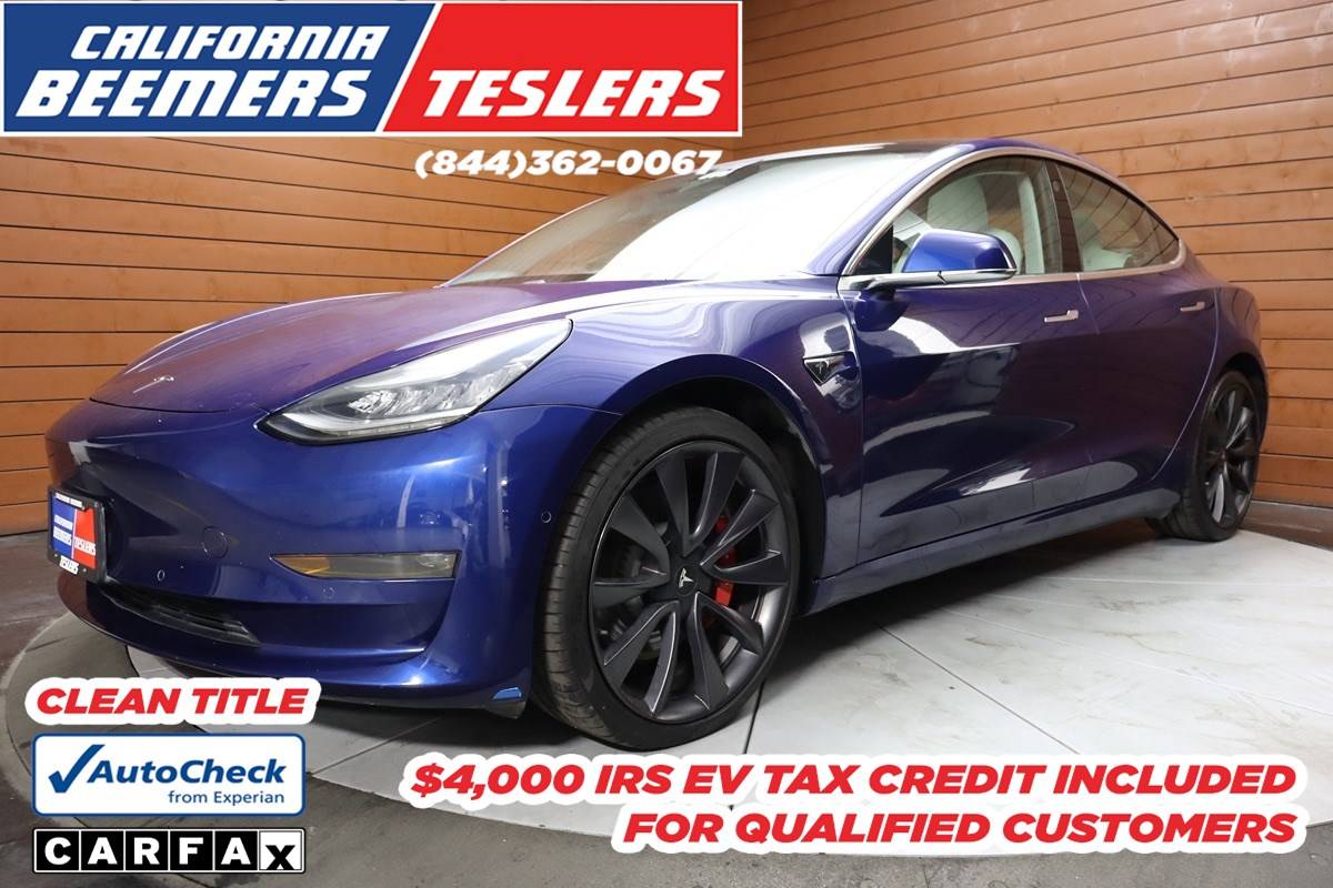 2020 Tesla Model 3 Performance — Sedan — 33,647 mi — Costa Mesa, CA