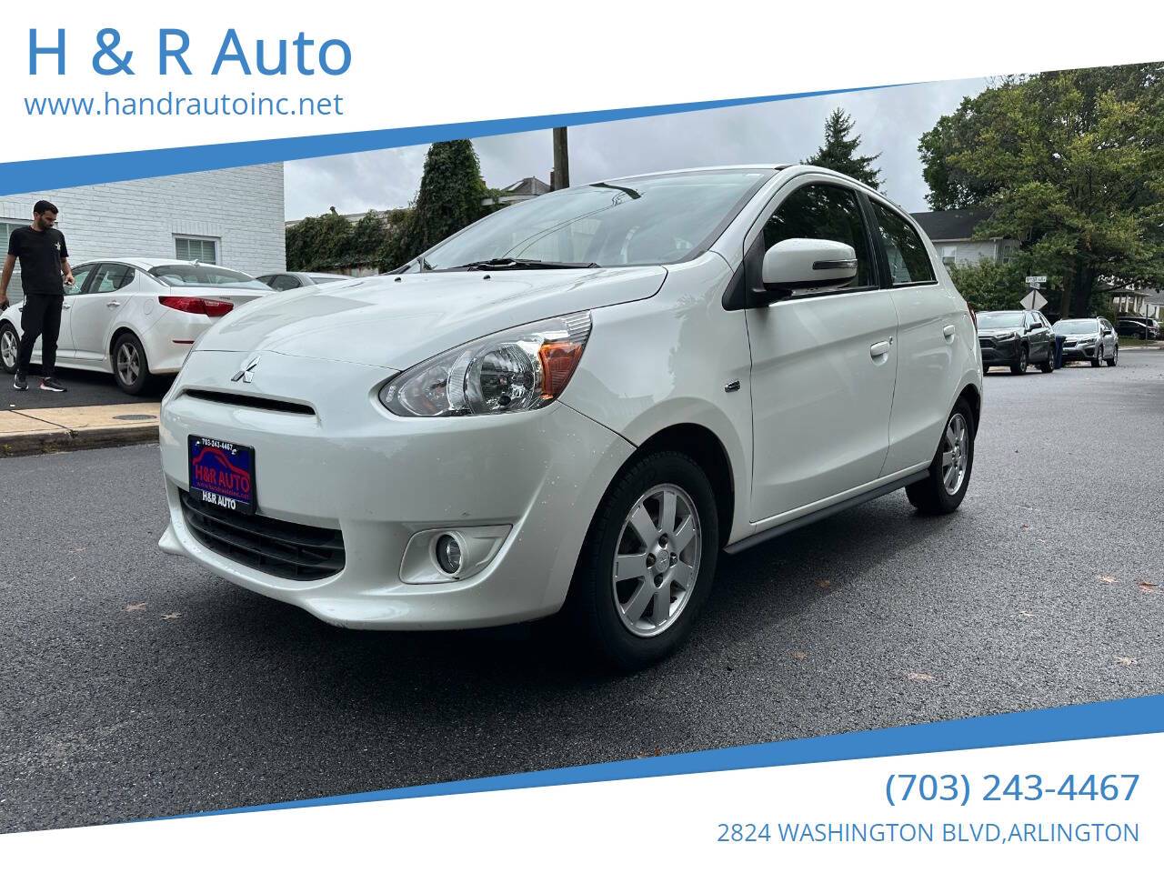 2015 Mitsubishi Mirage ES — Hatchback — 110,899 mi — Arlington, VA