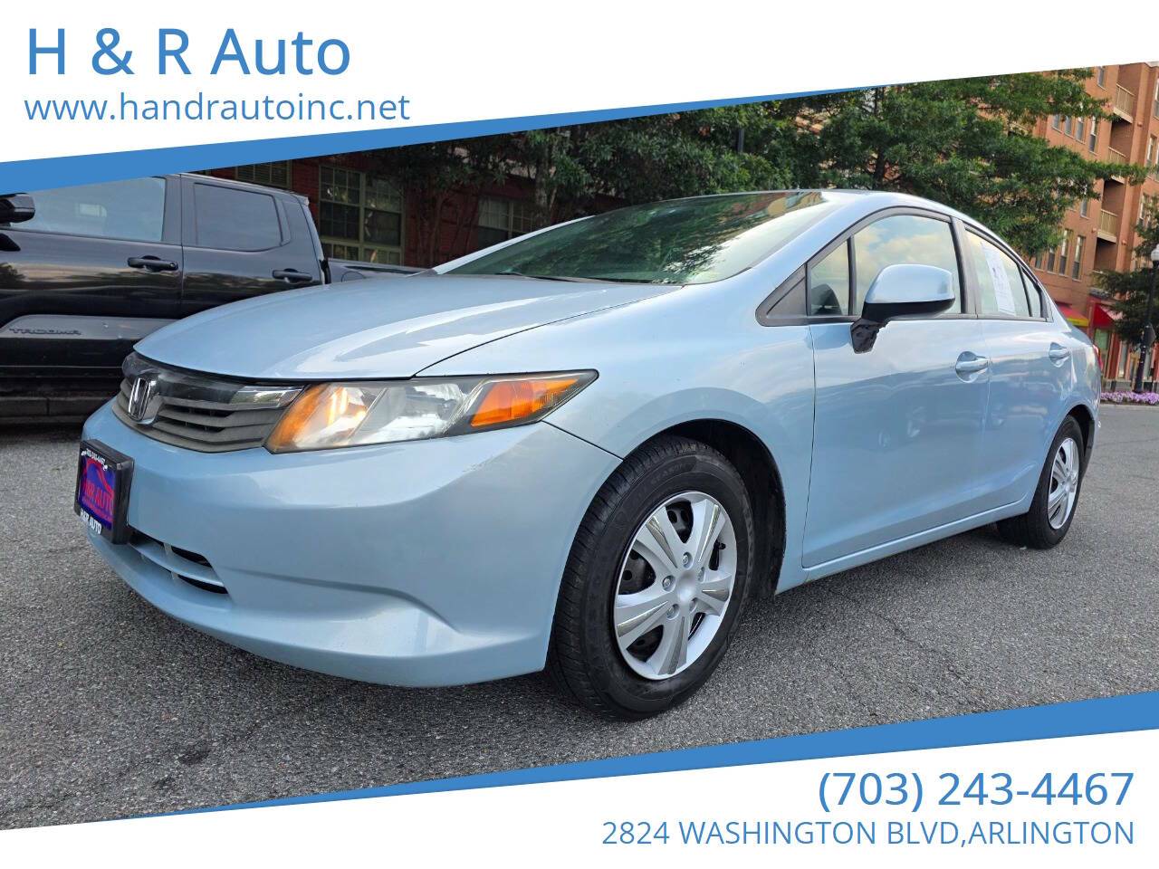 2012 Honda Civic LX — Sedan — 138,582 mi — Arlington, VA