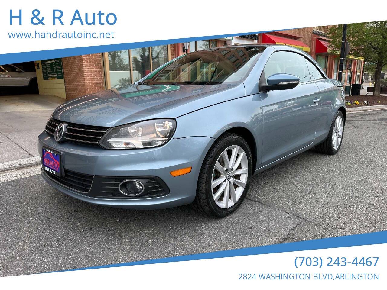 2013 Volkswagen Eos Komfort — Convertible — 114,599 mi — Arlington, VA