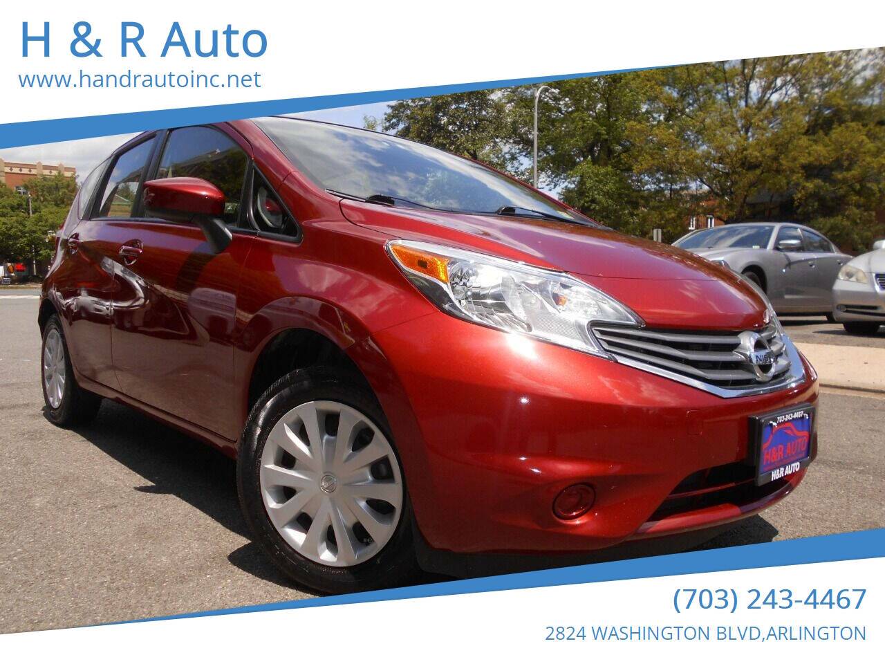 2016 Nissan Versa 1.6 SV — Hatchback — 105,447 mi — Arlington, VA