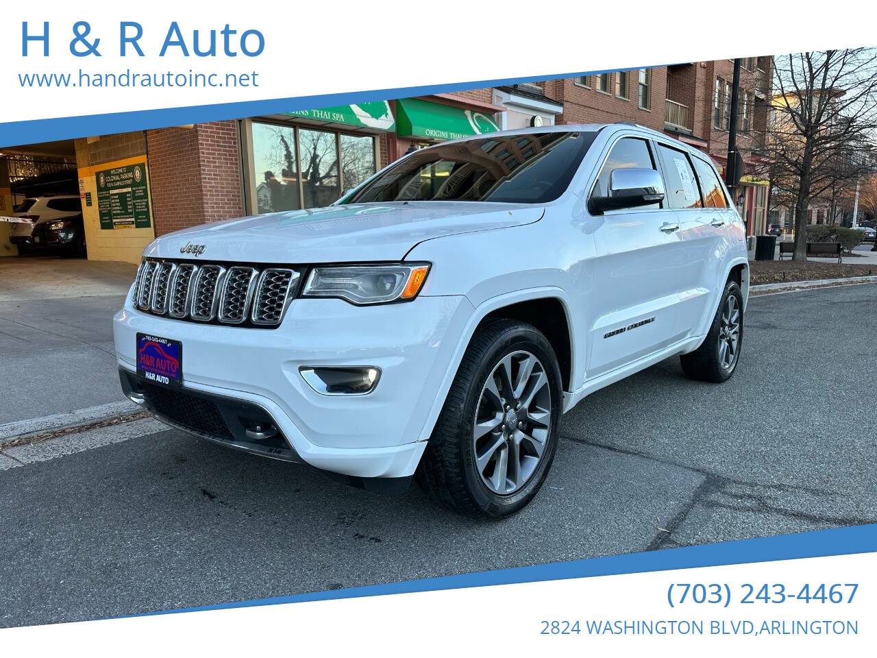 2018 Jeep Grand Cherokee Overland — SUV — 100,487 mi — Arlington, VA