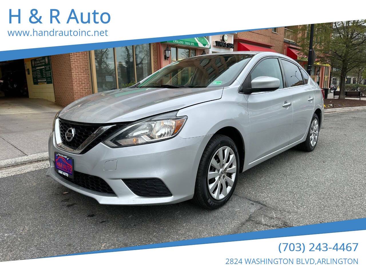 2017 Nissan Sentra SV — Sedan — 91,720 mi — Arlington, VA