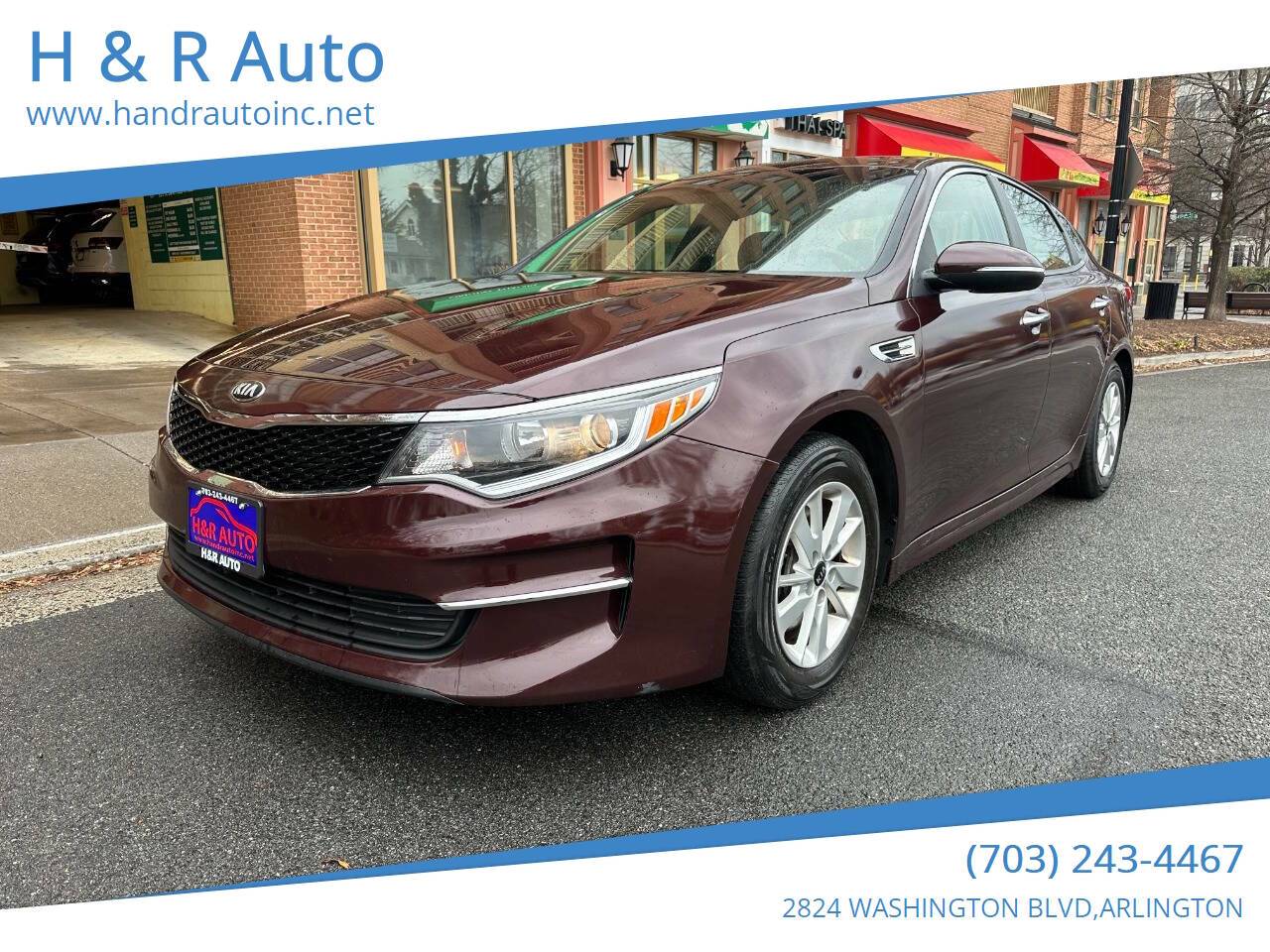2017 Kia Optima LX — Sedan — 83,179 mi — Arlington, VA