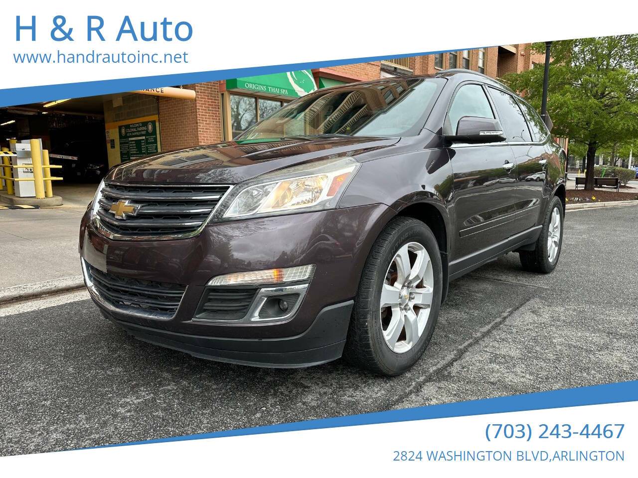 2016 Chevrolet Traverse LT — SUV — 87,873 mi — Arlington, VA