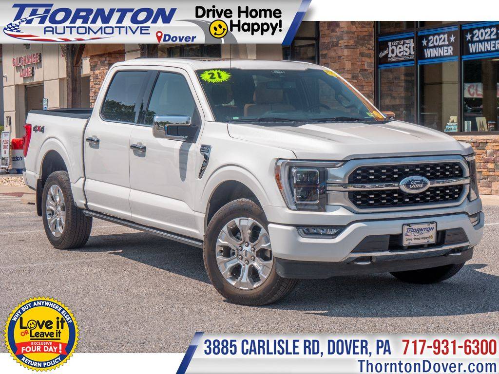 2021 Ford F-150 Platinum — Pickup Truck — 57,542 mi — Dover, PA