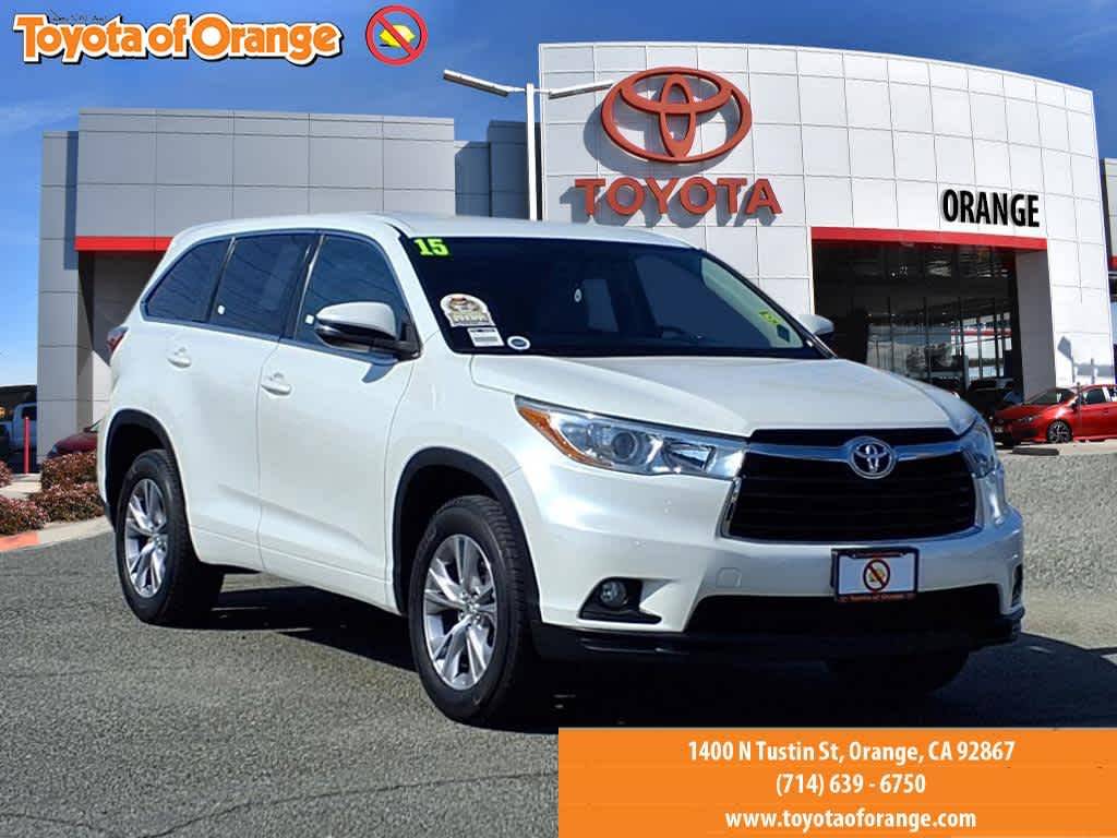 2015 Toyota Highlander LE V6 — SUV — 99,792 mi — ORANGE, CA