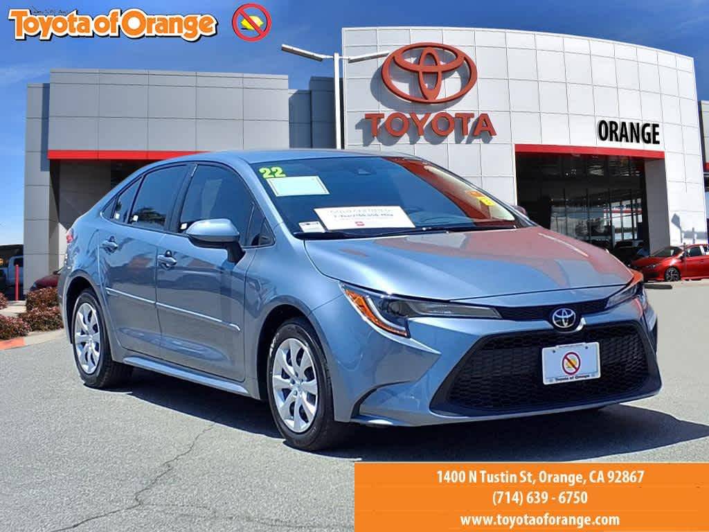 2022 Toyota Corolla LE — Sedan — 12,031 mi — ORANGE, CA