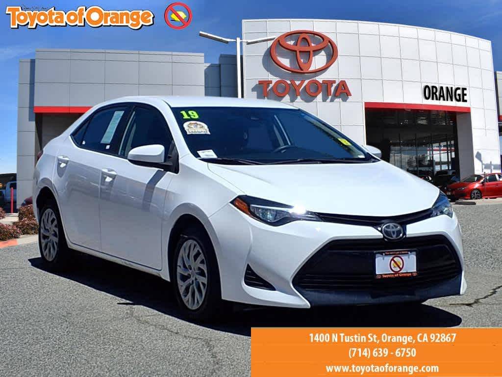 2019 Toyota Corolla LE — Sedan — 90,866 mi — ORANGE, CA