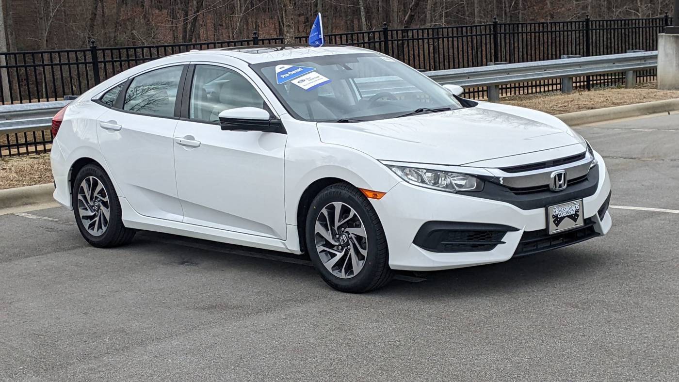 2017 Honda Civic EX — Sedan — 91,239 mi — Apex, NC