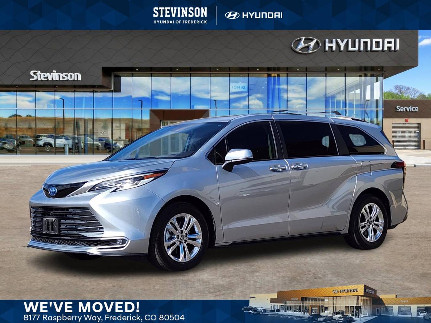 2023 Toyota Sienna Platinum — Minivan — 22,192 mi — Frederick, CO