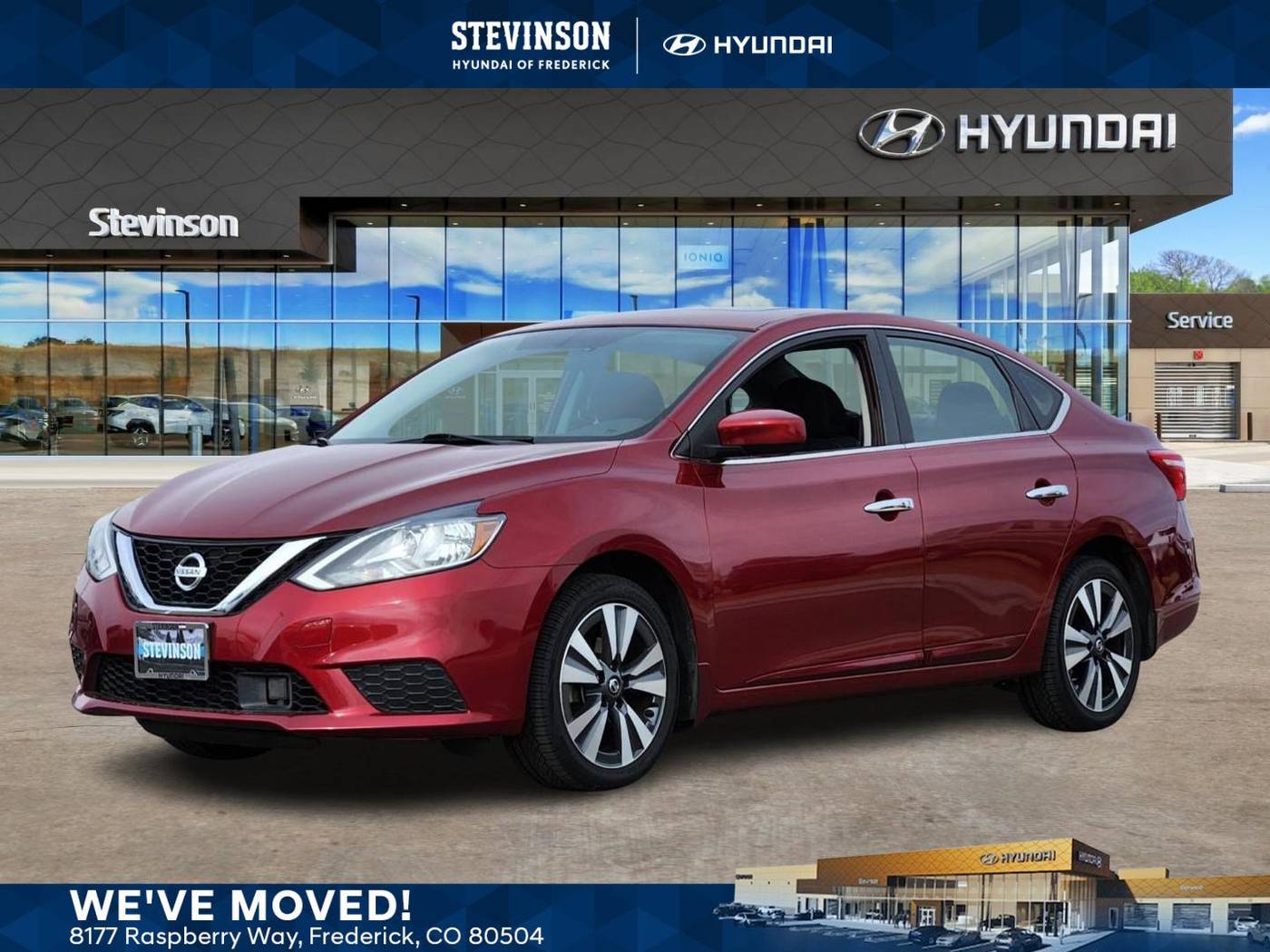 2019 Nissan Sentra SV — Sedan — 80,750 mi — Frederick, CO