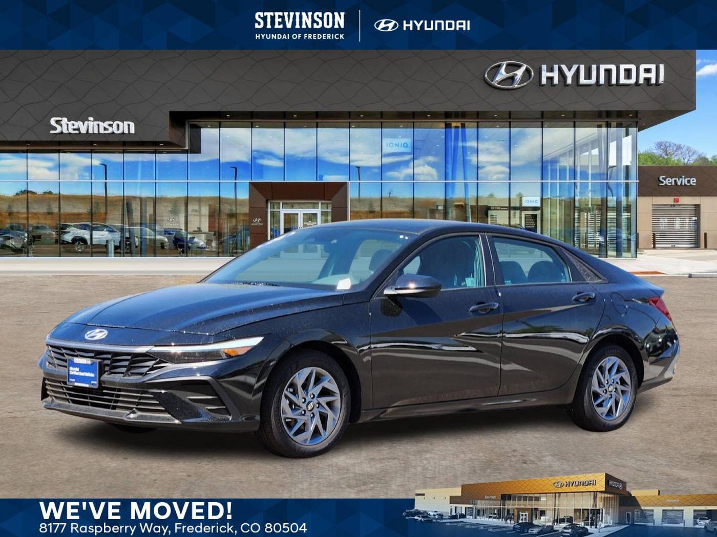 2024 Hyundai Elantra Hybrid Blue — Sedan — 2,179 mi — Frederick, CO