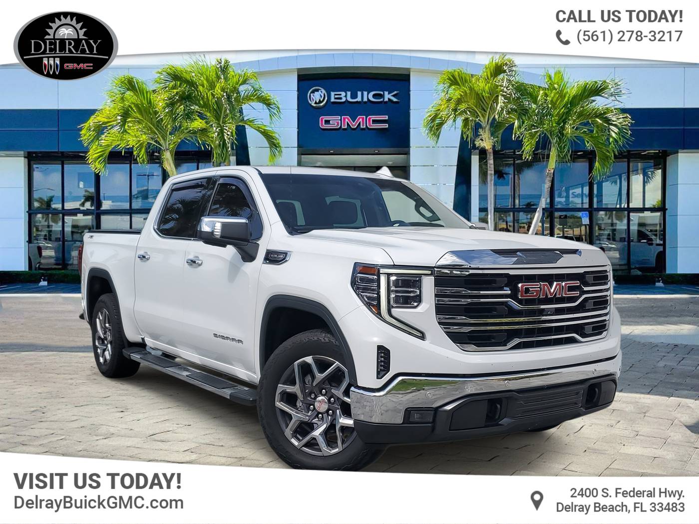 2022 GMC Sierra 1500 SLT — Pickup Truck — 40,441 mi — Delray Beach, FL