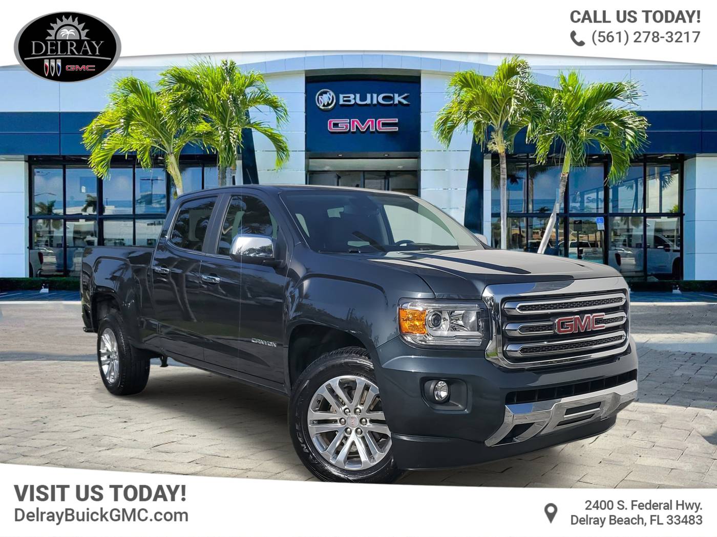 2018 GMC Canyon SLT — Pickup Truck — 59,144 mi — Delray Beach, FL