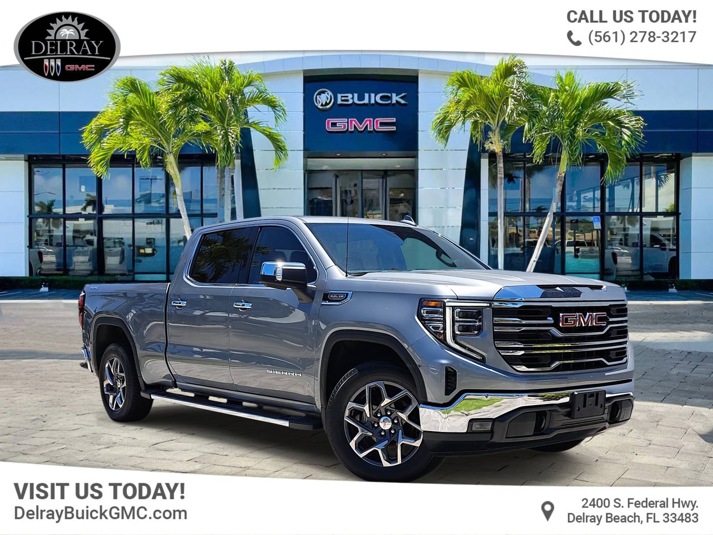 2023 GMC Sierra 1500 SLT — Pickup Truck — 22,460 mi — Delray Beach, FL