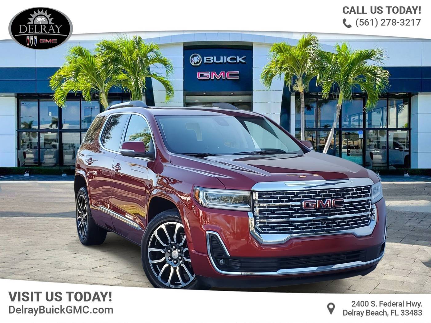 2020 GMC Acadia Denali — SUV — 76,569 mi — Delray Beach, FL