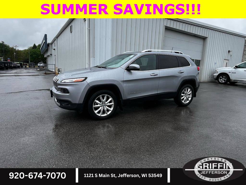 2015 Jeep Cherokee Limited — SUV — 88,945 mi — Jefferson, WI