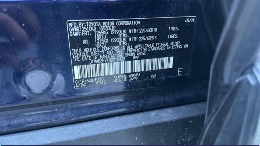 2024 Toyota RAV4 Prime SE — SUV — 15,480 mi — Silver Spring, MD