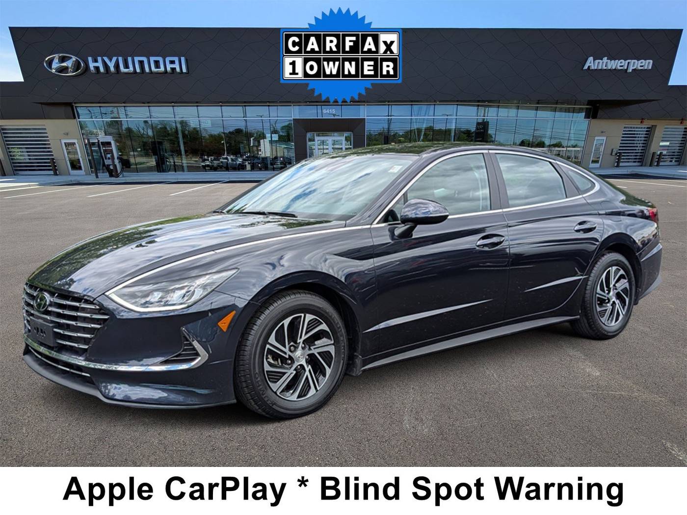 2022 Hyundai Sonata Hybrid Blue — Sedan — 9,612 mi — Catonsville, MD