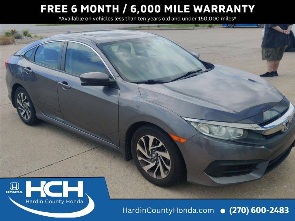 2018 Honda Civic EX — Sedan — 162,604 mi — Elizabethtown, KY