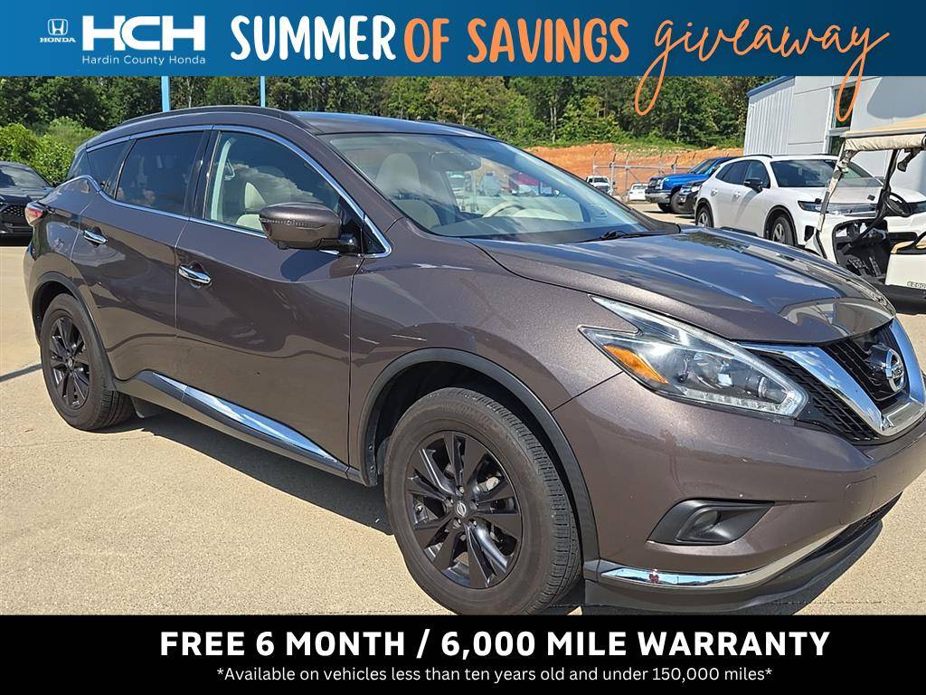 2018 Nissan Murano SV — SUV — 81,262 mi — Elizabethtown, KY