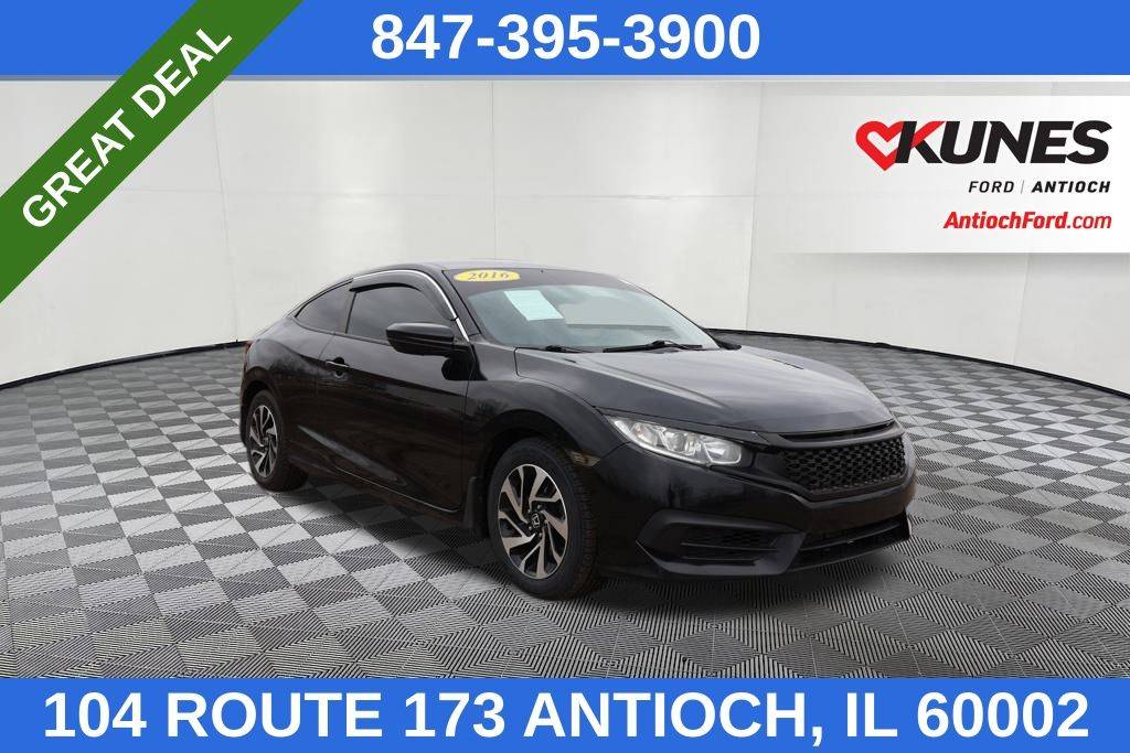 2016 Honda Civic LX — Coupe — 125,868 mi — Antioch, IL
