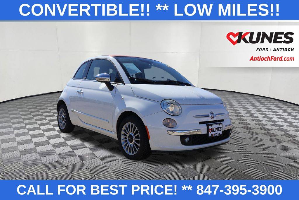 2012 FIAT 500 Lounge — Convertible — 50,923 mi — Antioch, IL