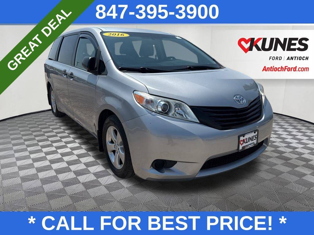 2016 Toyota Sienna L — Minivan — 166,487 mi — Antioch, IL