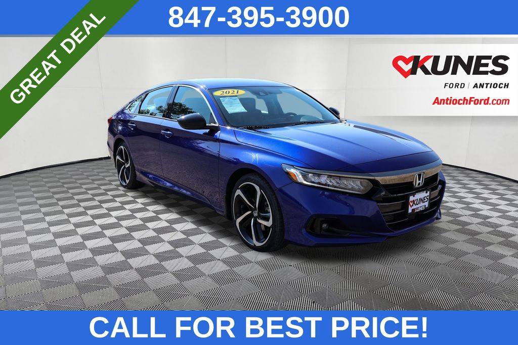2021 Honda Accord Sport SE — Sedan — 176,219 mi — Antioch, IL