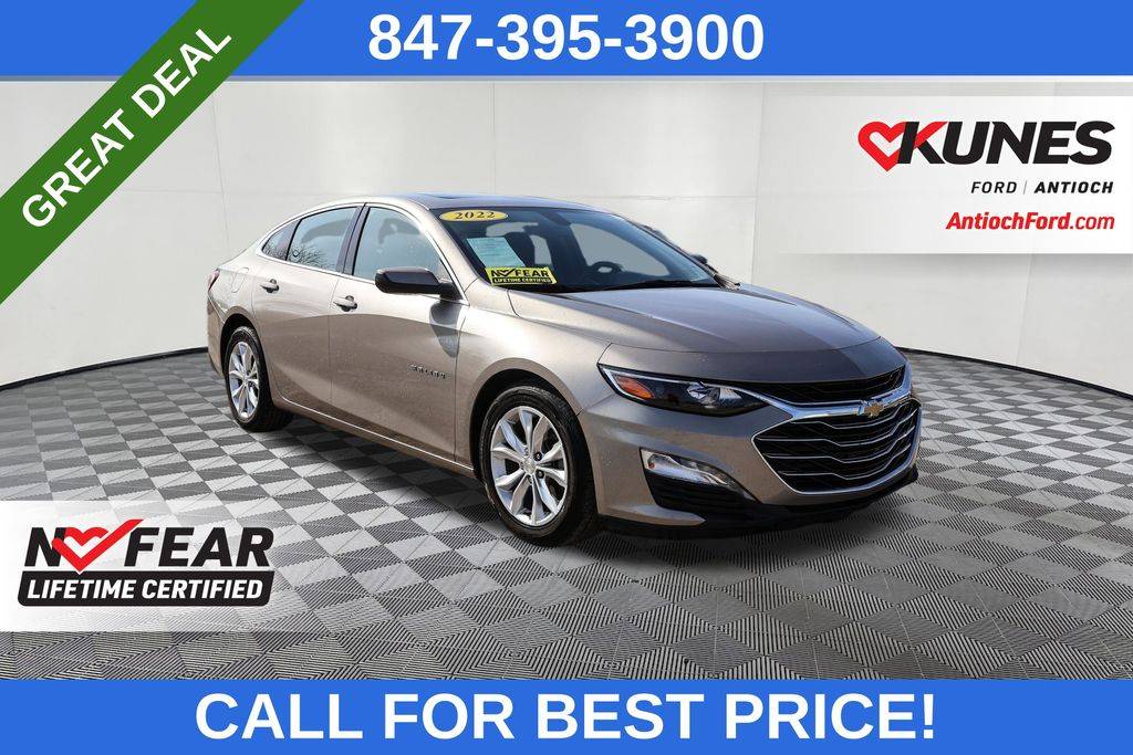 2022 Chevrolet Malibu LT — Sedan — 54,685 mi — Antioch, IL