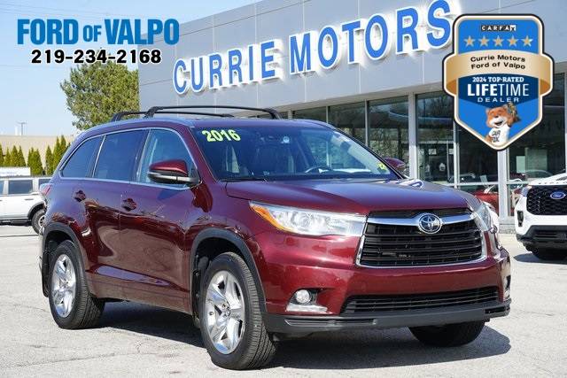 2016 Toyota Highlander Limited — SUV — 106,937 mi — Valparaiso, IN