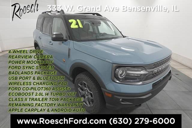 2021 Ford Bronco Sport Badlands — SUV — 56,540 mi — Bensenville, IL