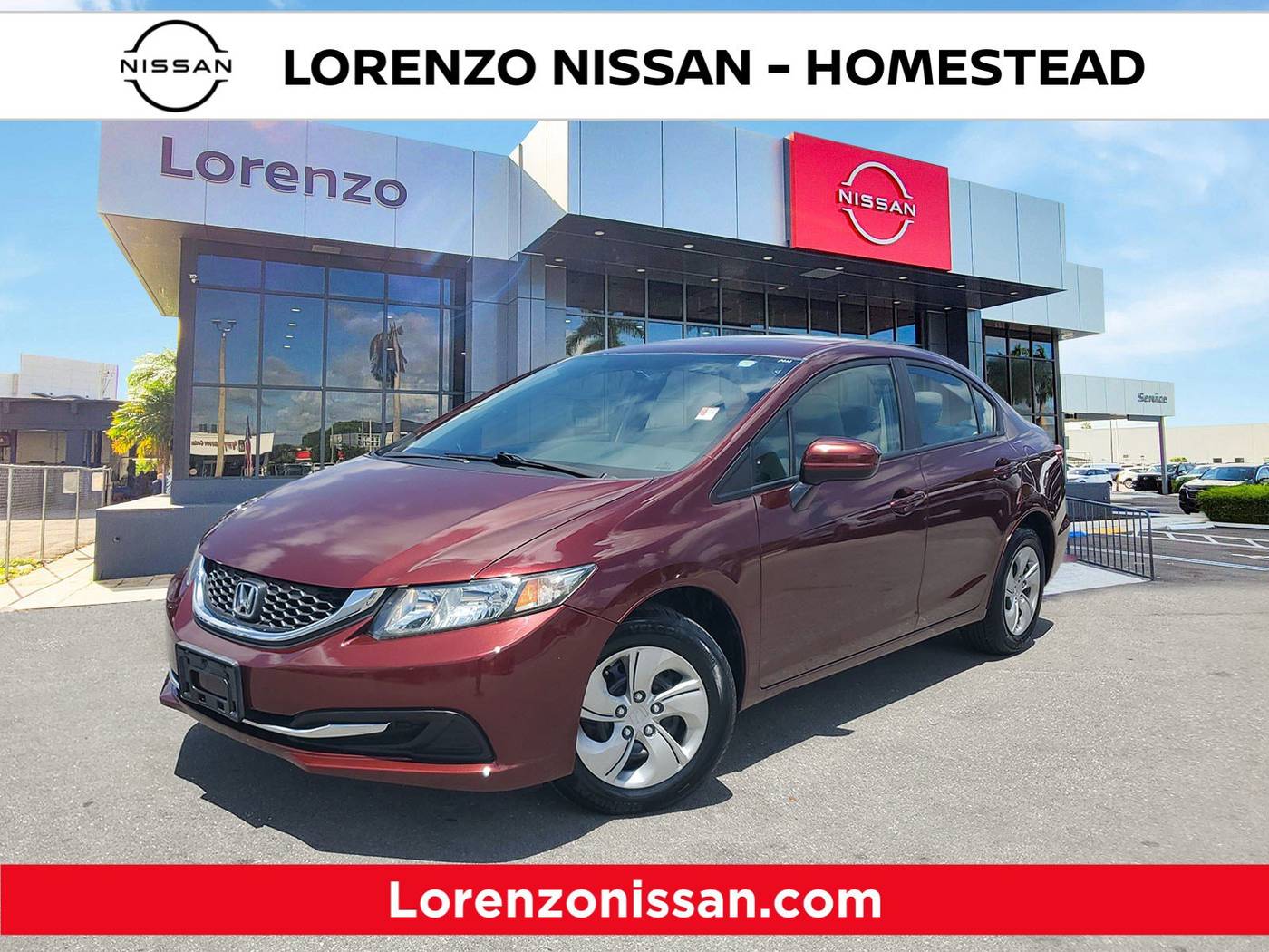2014 Honda Civic LX — Sedan — 90,660 mi — Homestead, FL