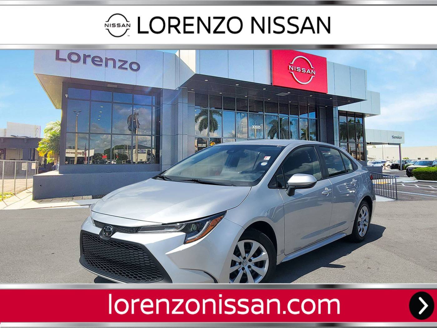 2022 Toyota Corolla LE — Sedan — 99,555 mi — Homestead, FL