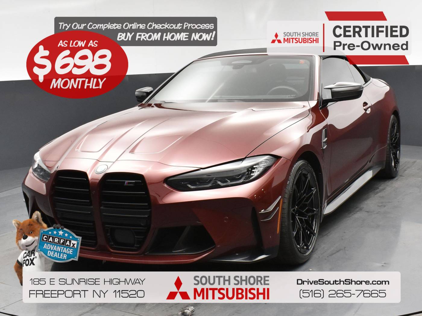 2024 BMW M4 Competition — Convertible — 45,738 mi — Freeport, NY