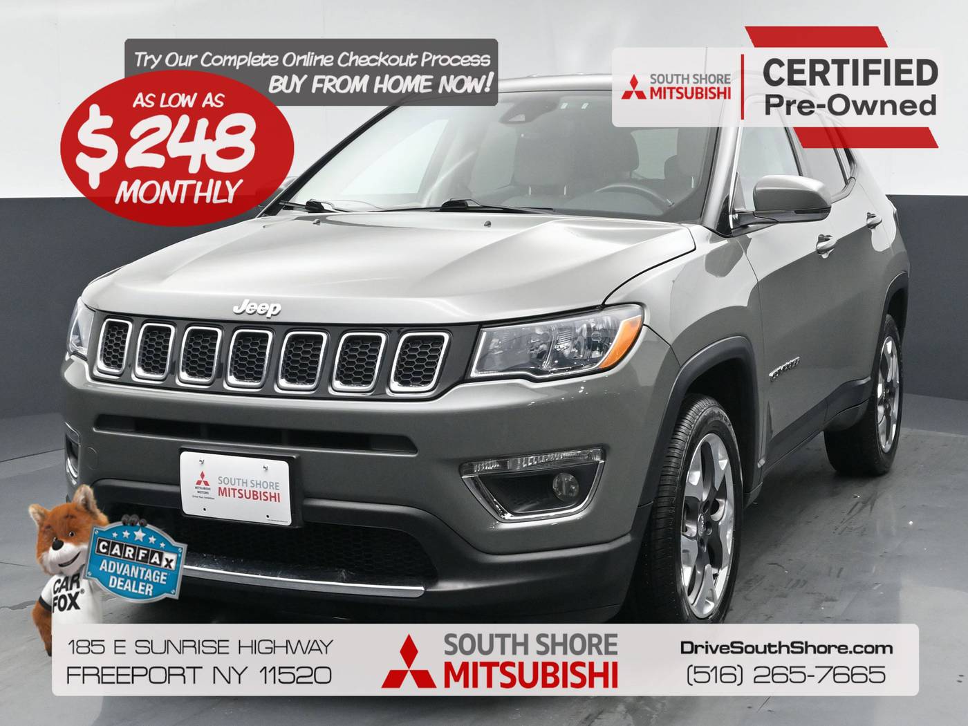 2019 Jeep Compass Limited — SUV — 78,853 mi — Freeport, NY