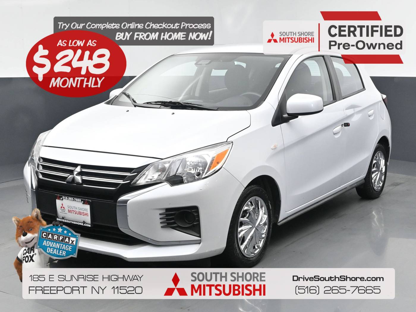 2024 Mitsubishi Mirage ES — Hatchback — 16,046 mi — Freeport, NY
