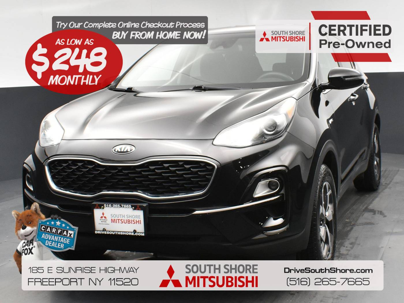 2021 Kia Sportage LX — SUV — 62,840 mi — Freeport, NY