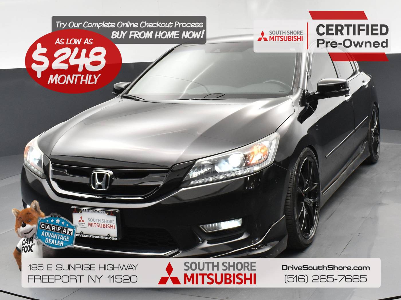 2013 Honda Accord EX-L V6 — Sedan — 61,324 mi — Freeport, NY