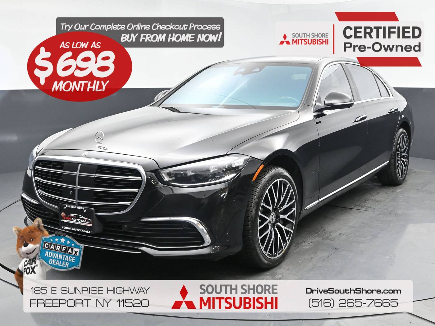 2021 Mercedes-Benz S-Class S 580 — Sedan — 42,445 mi — Freeport, NY