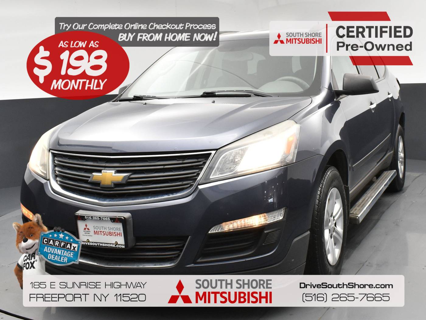 2013 Chevrolet Traverse LS — SUV — 110,679 mi — Freeport, NY