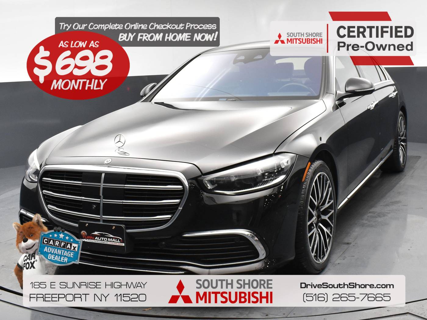 2022 Mercedes-Benz S-Class S 580 — Sedan — 41,731 mi — Freeport, NY