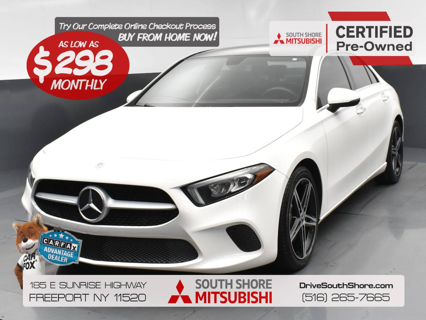 2021 Mercedes-Benz A-Class A 220 — Sedan — 87,836 mi — Freeport, NY