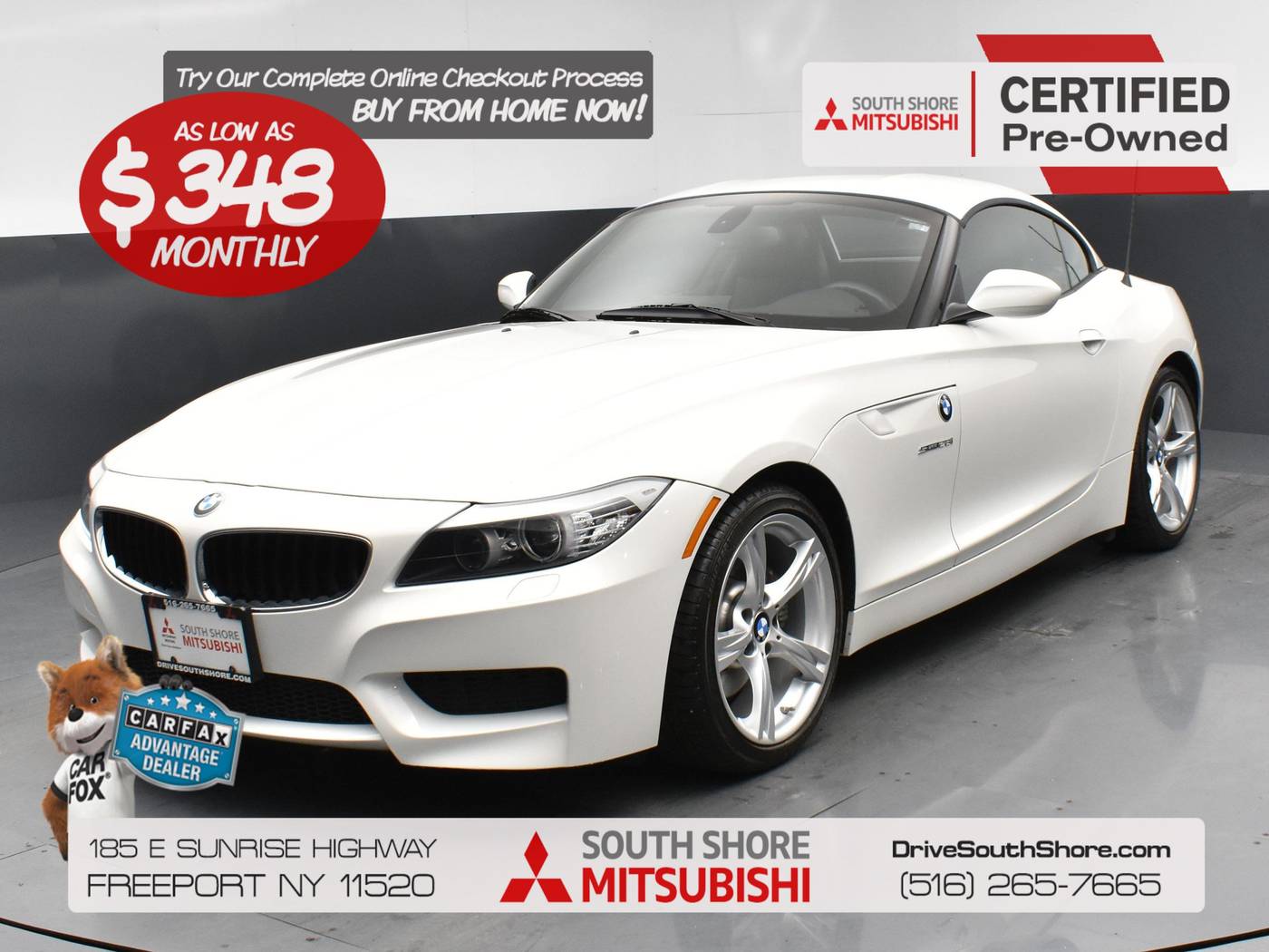 2012 BMW Z4 28i — Convertible — 14,404 mi — Freeport, NY