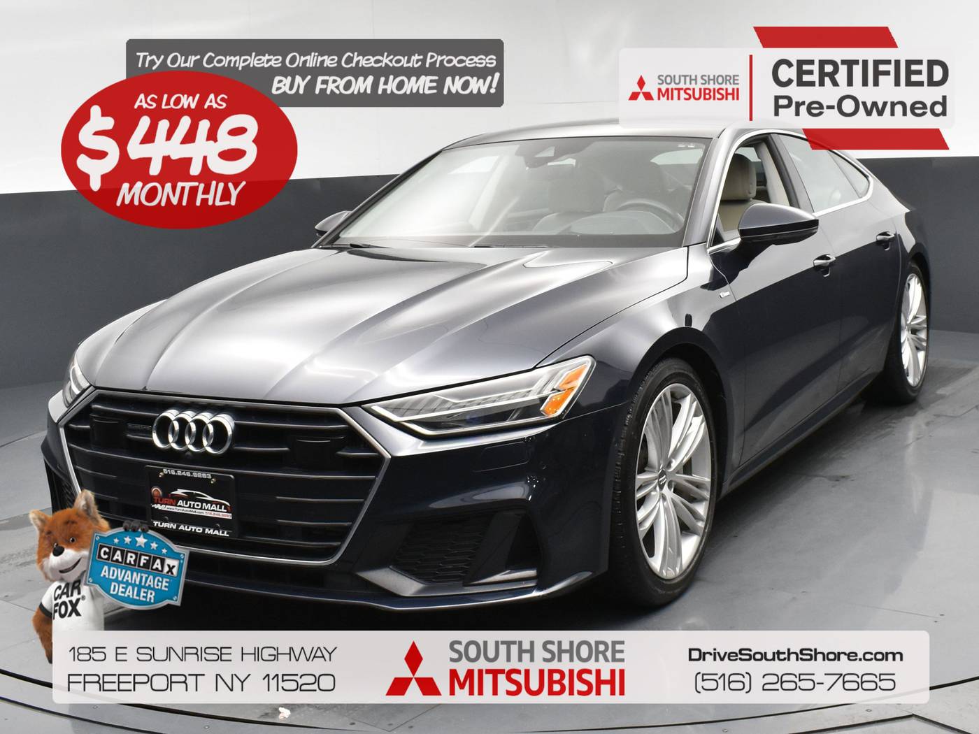 2019 Audi A7 Prestige — Hatchback — 57,166 mi — Freeport, NY