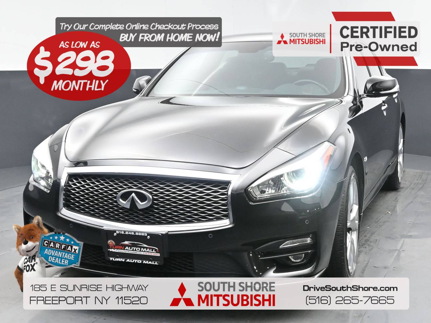 2017 INFINITI Q70 3.7x — Sedan — 67,062 mi — Freeport, NY