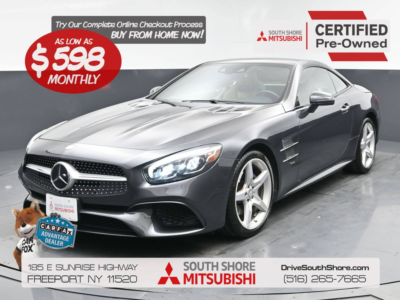 2017 Mercedes-Benz SL SL 550 — Convertible — 42,137 mi — Freeport, NY