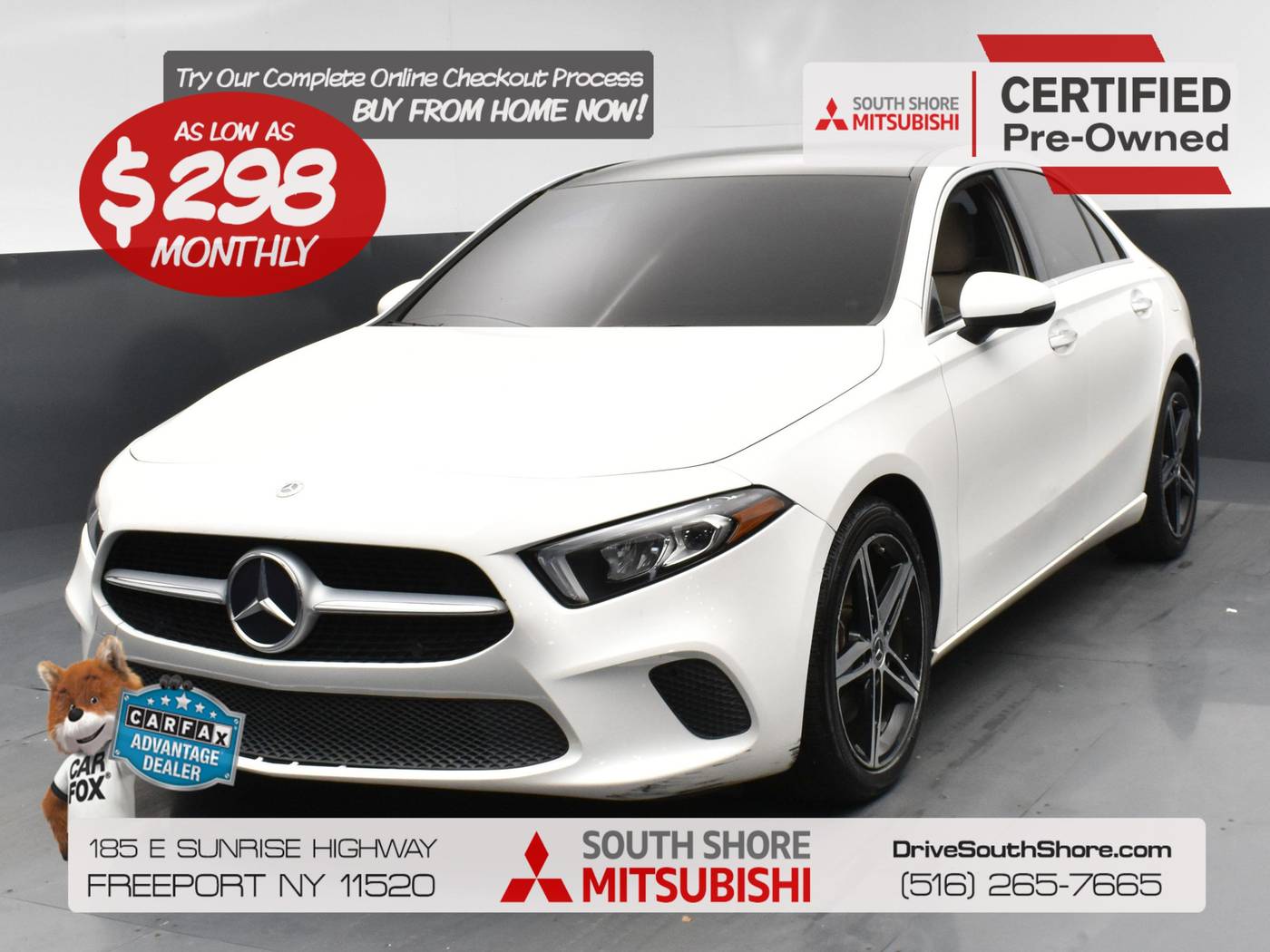2021 Mercedes-Benz A-Class A 220 — Sedan — 52,572 mi — Freeport, NY
